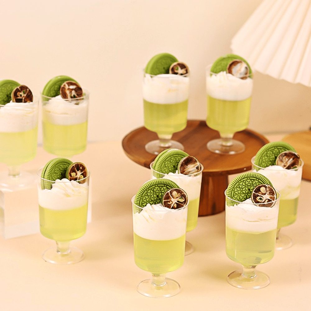 120mL Clear Mini Tall Pedestal Dessert Cup - TEM IMPORTS™