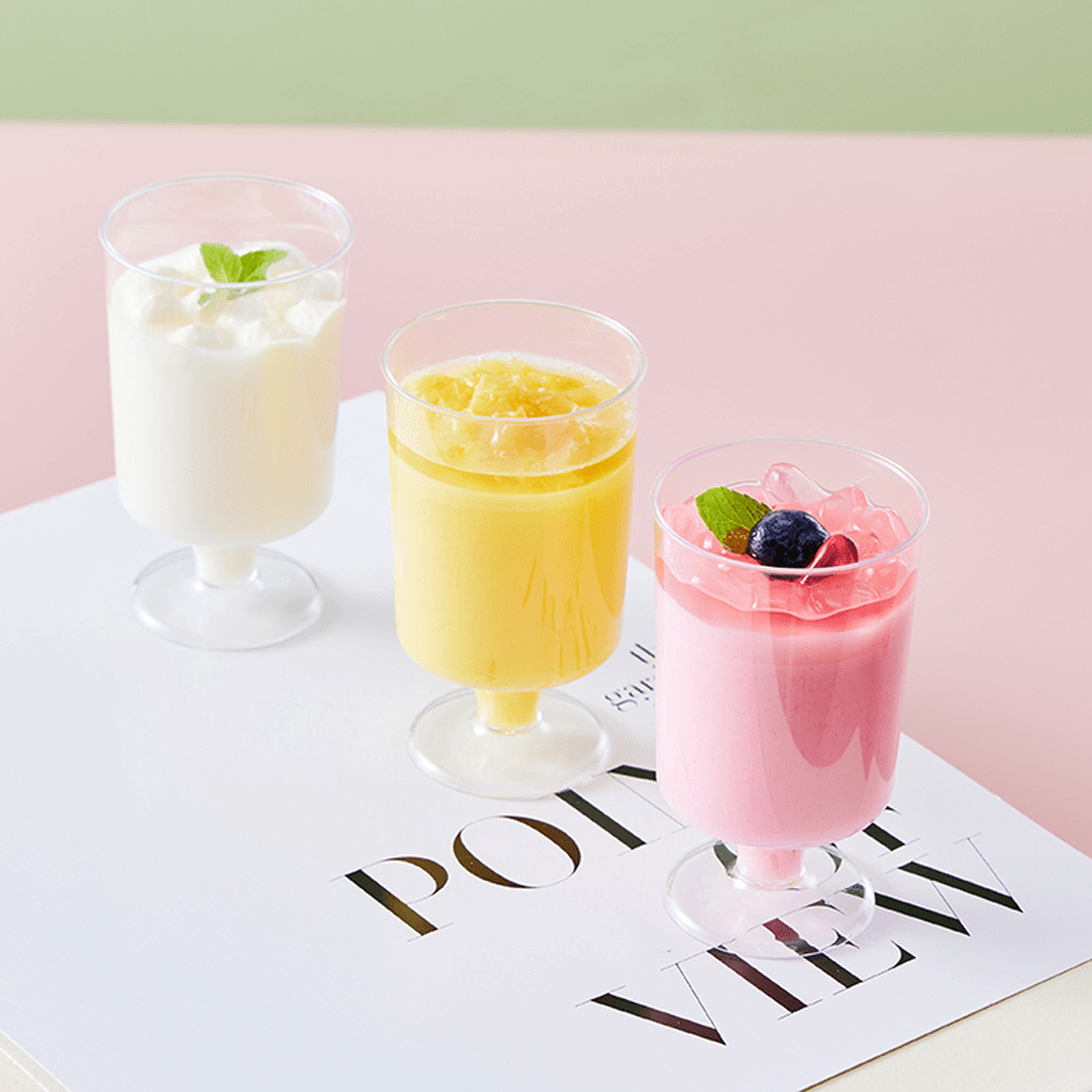 120mL Clear Mini Tall Pedestal Dessert Cup - TEM IMPORTS™