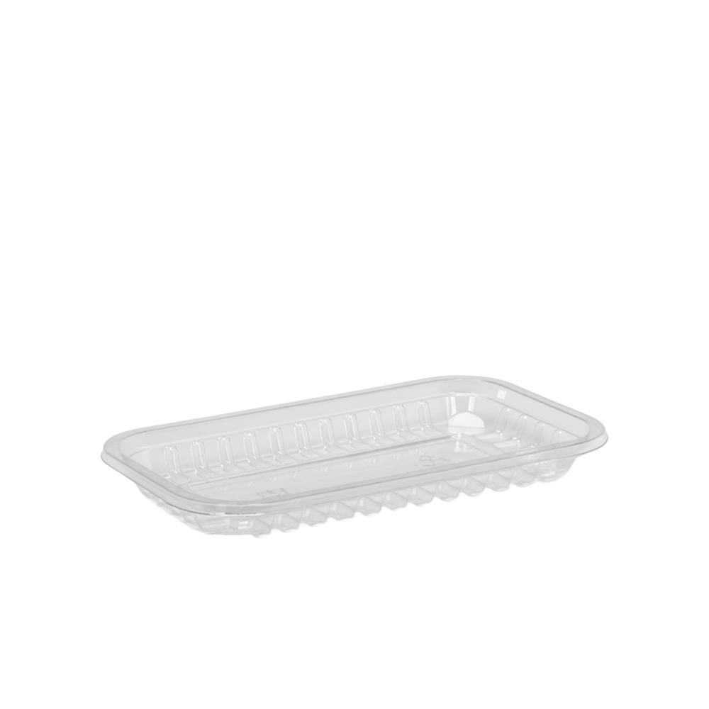215mm x 120mm Overwrap Clear PET Tray - 500/CTN
