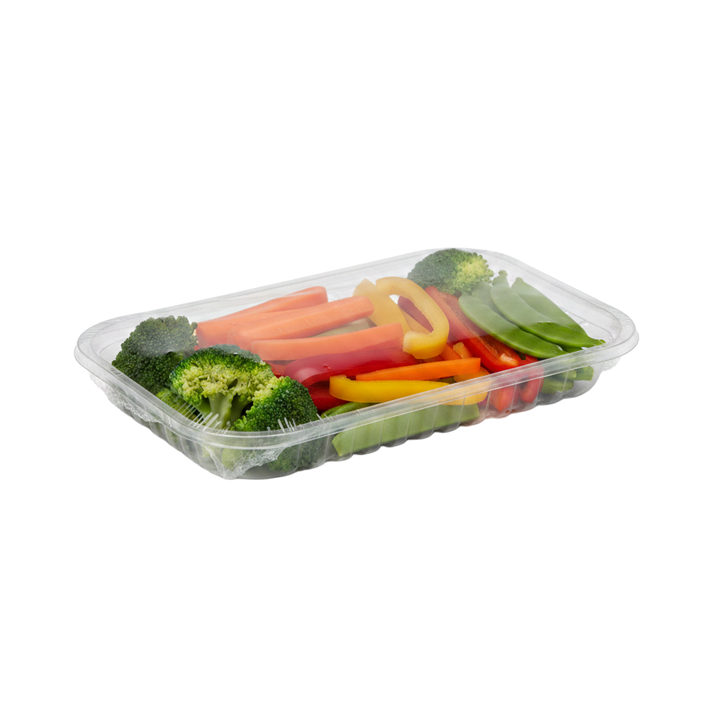 Overwrap Clear PET Tray 215mm x 120mm - 500/CTN
