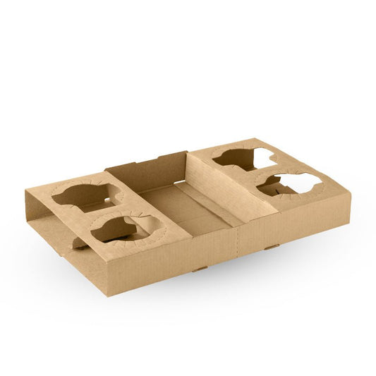 2 & 4 Cup BioCup Paper Tray - 100/CTN - TEM IMPORTS™
