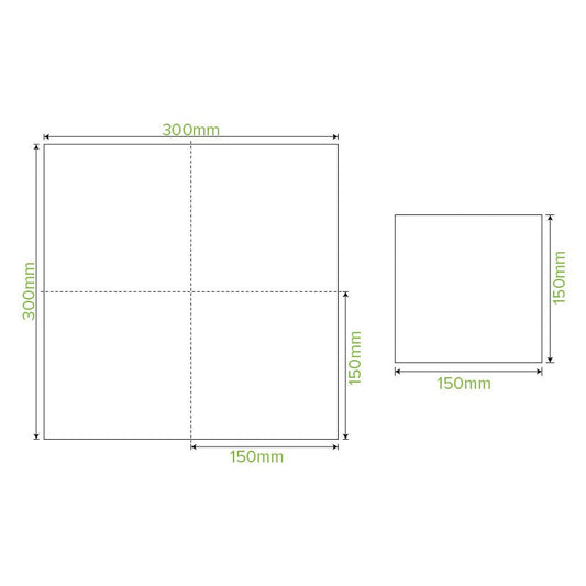 2-Ply 1/4 Fold Natural Lunch BioNapkin - 2000pcs/Ctn - TEM IMPORTS™