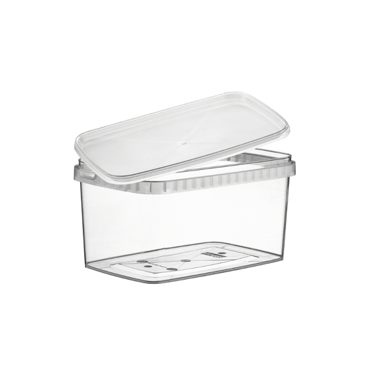 1600mL Rectangle Tamper Proof Container Combo Pack
