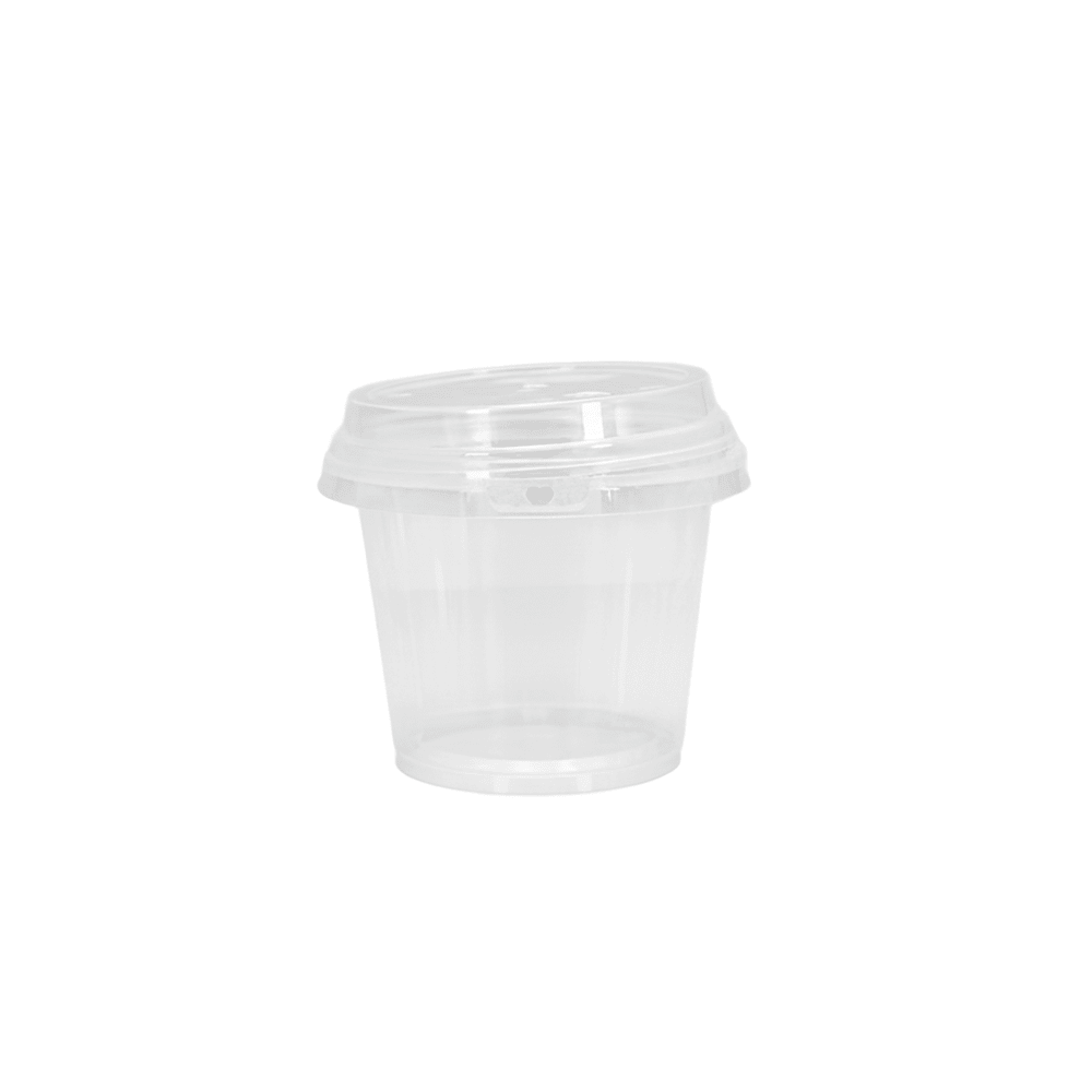 24oz/700mL Clear Fruit/Milk Tea Tamper Proof Bucket Cups - TEM IMPORTS™