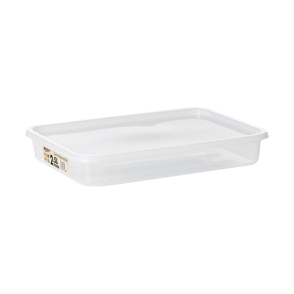 2.5L Rectangle Plastic Food Storage Box With Lid - TEM IMPORTS™