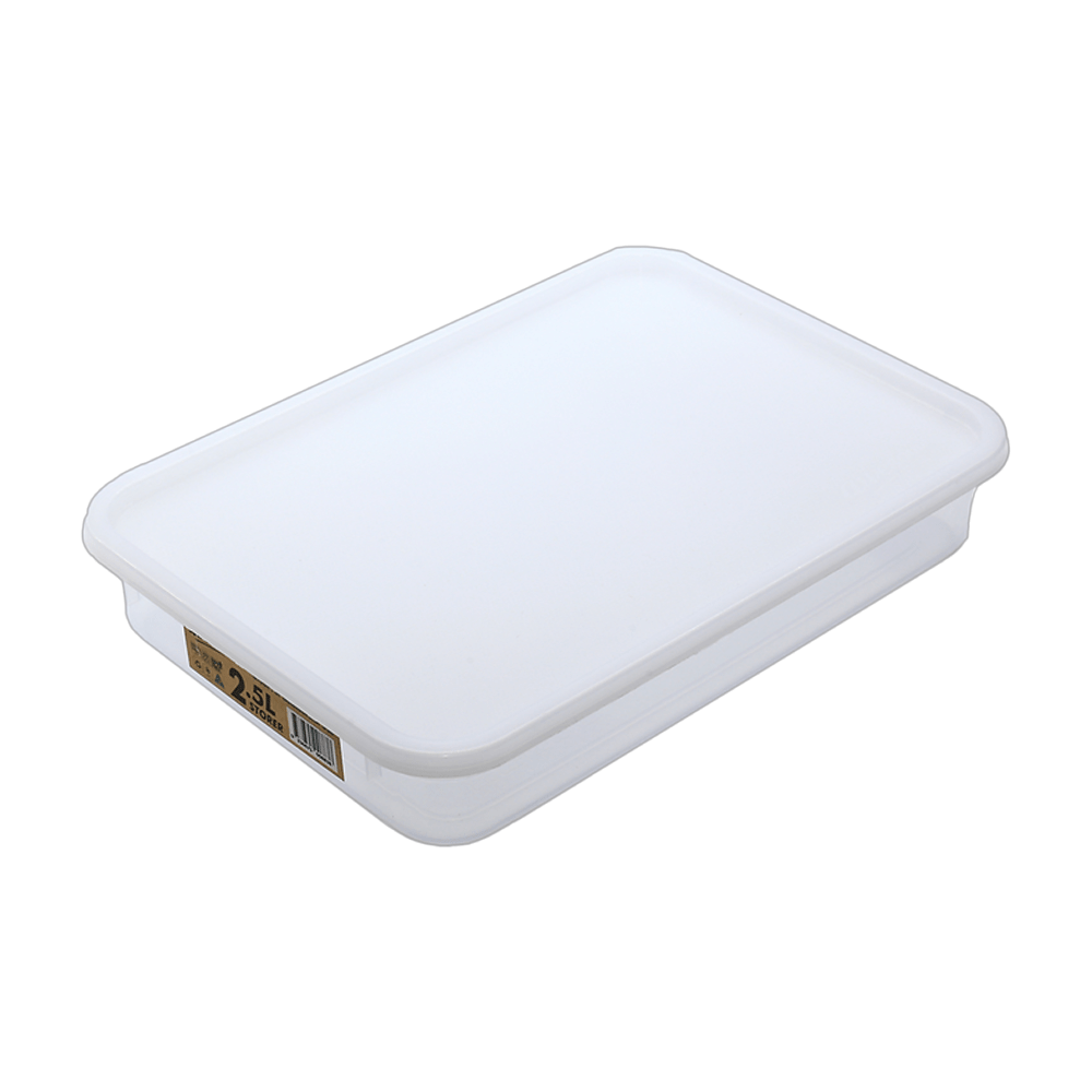 2.5L Rectangle Plastic Food Storage Box With Lid - TEM IMPORTS™
