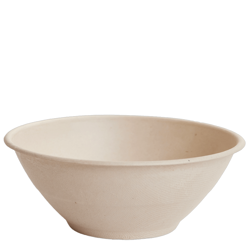 40oz/1180mL Natural Sugarcane Bowl - 400pcs/CTN - TEM IMPORTS™