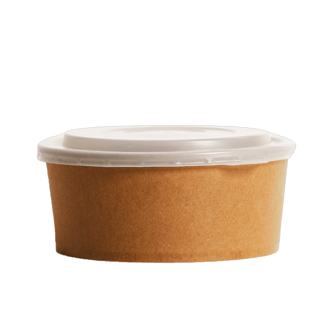 750mL PE Coated Kraft Paper Salad Bowl - TEM IMPORTS™