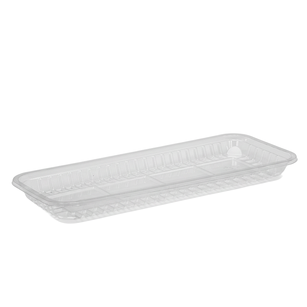 Overwrap Clear PET Tray 365mm x 145mm - 250/CTN