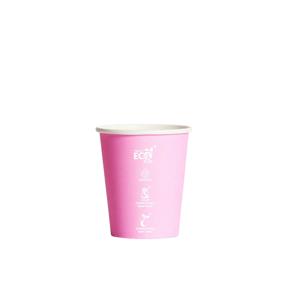 8oz (D/80mm) Truly Eco Pastel Single Wall Coffee Cup - TEM IMPORTS™