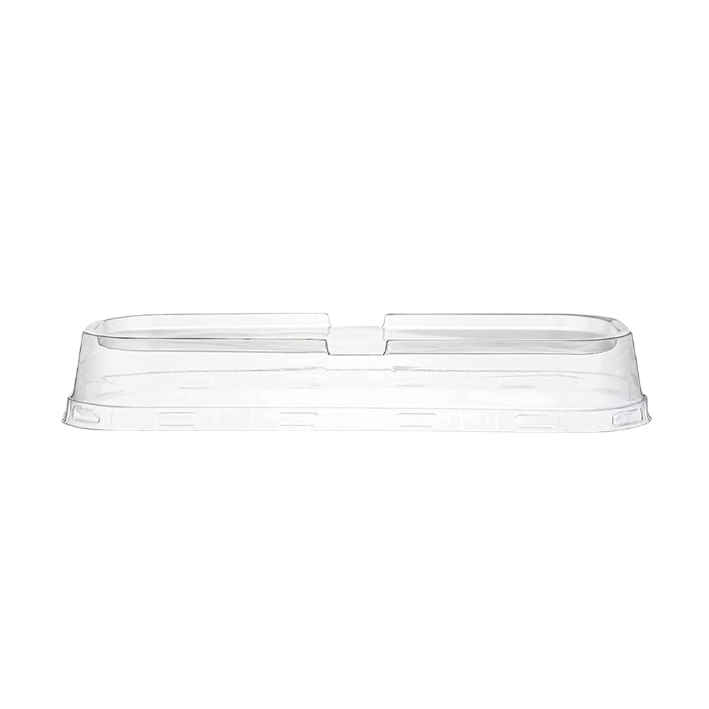 Clear PET Lid To Suit 270mL Foil Cake Tin Gold Series