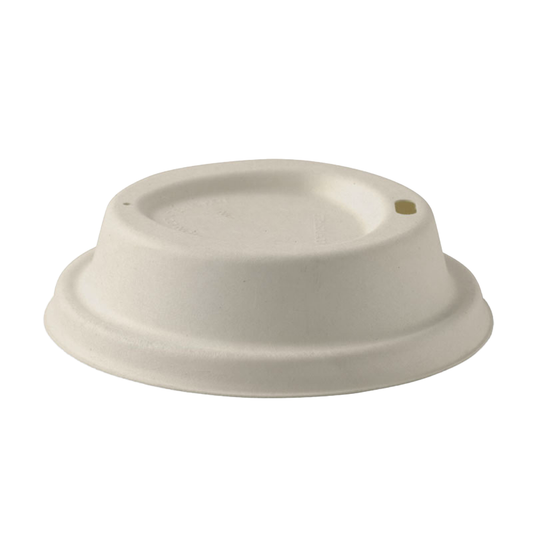Natural Sugarcane (D/90mm) Coffee Cup Lid - 1000/CTN