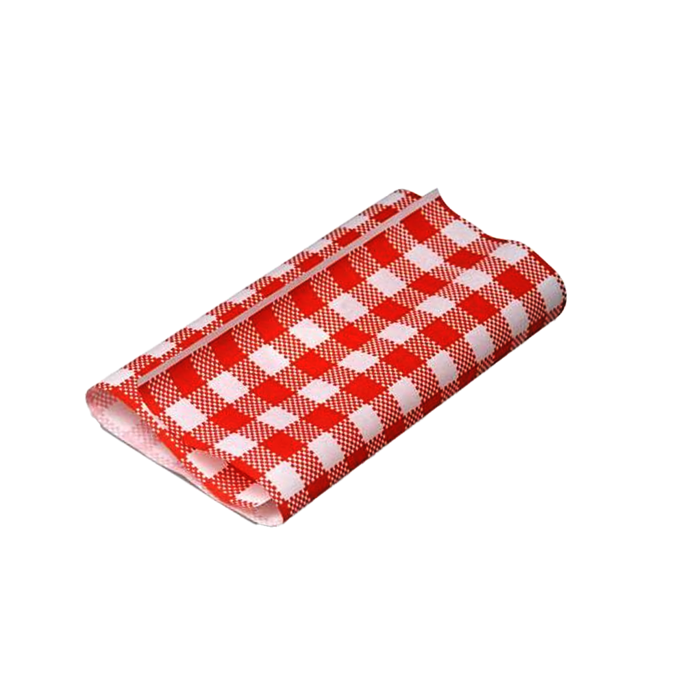Giấy gói thực phẩm GP Gingham Blue 300x190mm - 200/gói