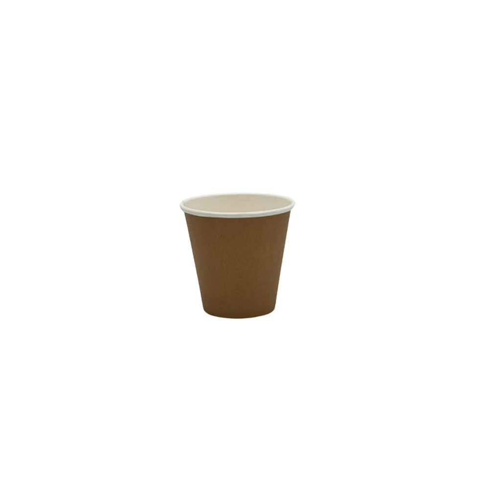 8oz PE Coated SW (D/90mm) Paper Cup Kraft - 1000/CTN