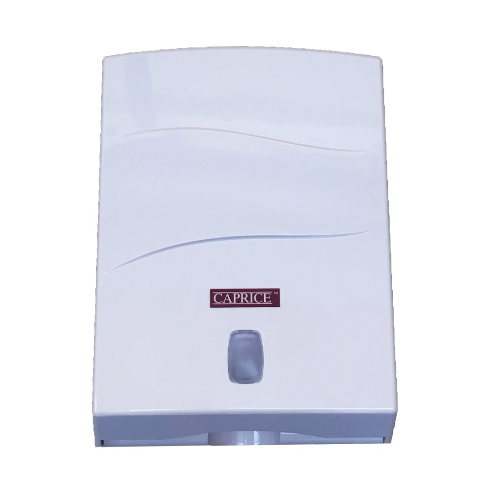 Caprice Interleaved Towel Dispenser (ABS Plastic) - White - TEM IMPORTS™