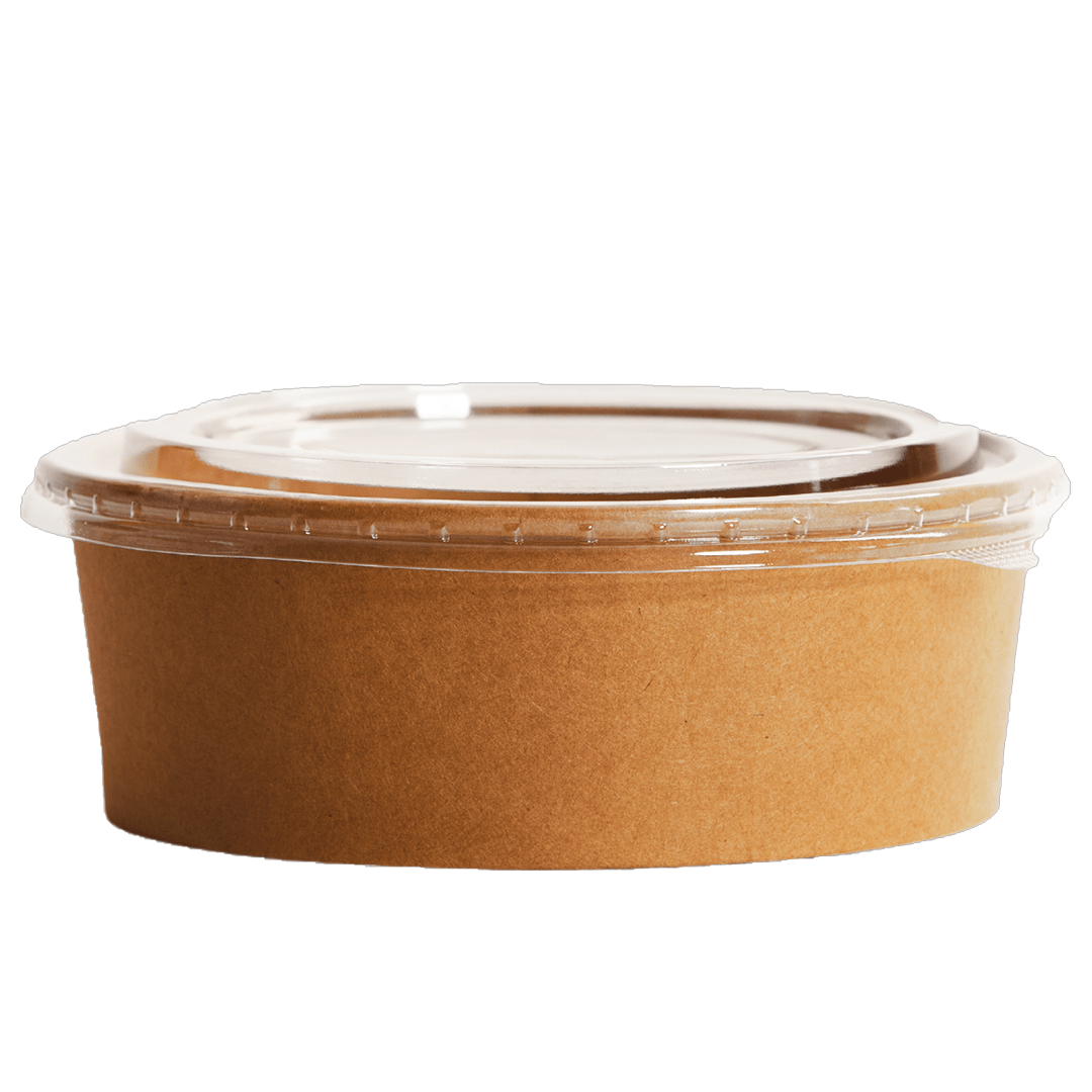 Clear PET Lid For Salad Bowl 42oz - TEM IMPORTS™