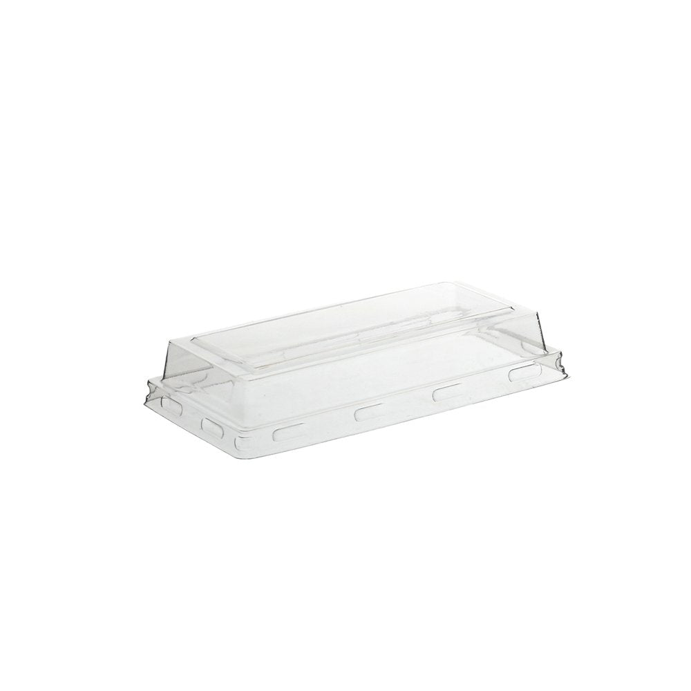 Clear PET Lid To Suit 140mL Rectangular Container Base - TEM IMPORTS™