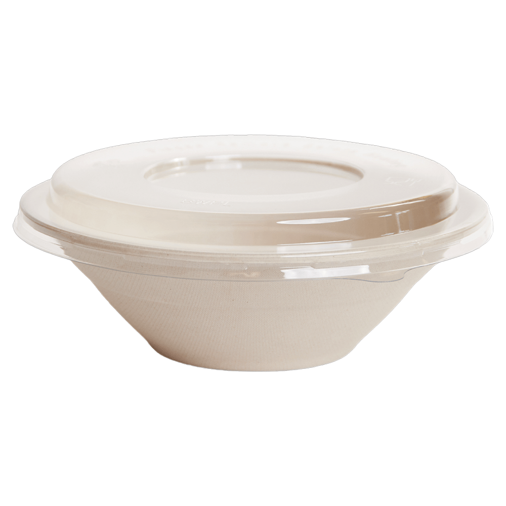 Clear PET To Suit Sugarcane Bioway™ Bowl - 400pcs/CTN - TEM IMPORTS™