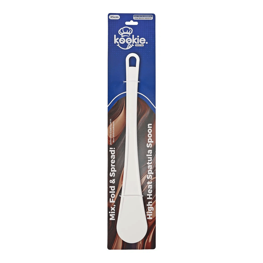 High Heat Spatula One - Piece Spoonula White - 350mm - TEM IMPORTS™
