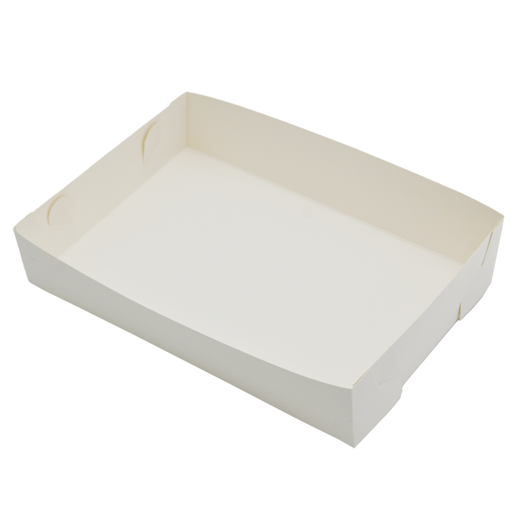 Milkboard Cake Tray White 25 - 200/CTN - TEM IMPORTS™