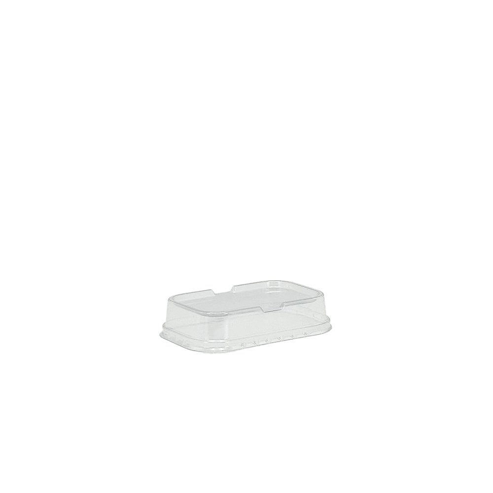 Rectangular PET Lid To Suit 170mL Black & Gold Series