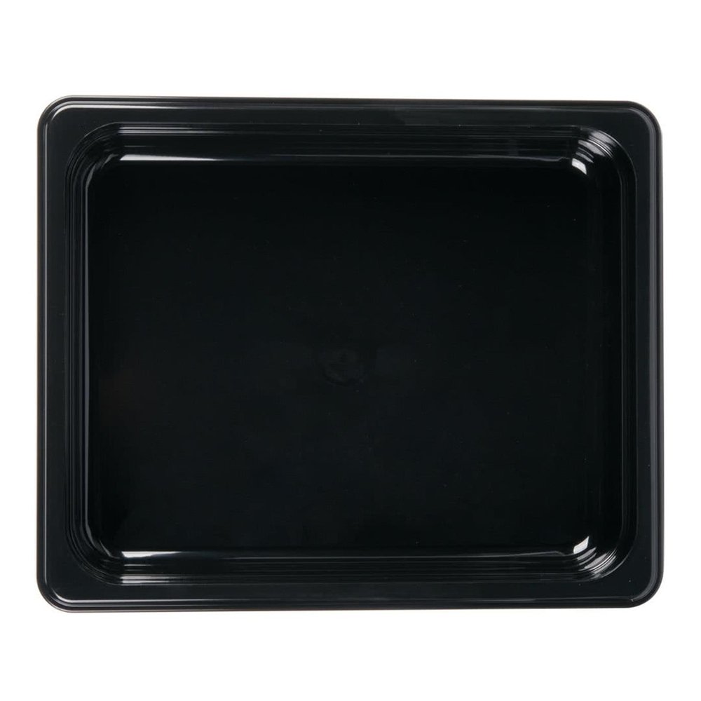 1/2 Size Steam Pan Polycarbonate Black - 8.5L - TEM IMPORTS™