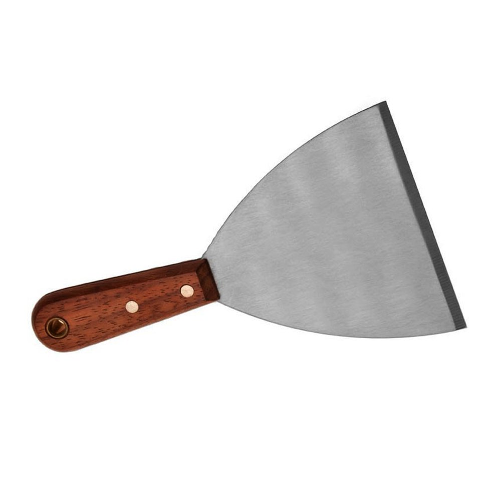Griddle Scraper Wood Handle - 125mm