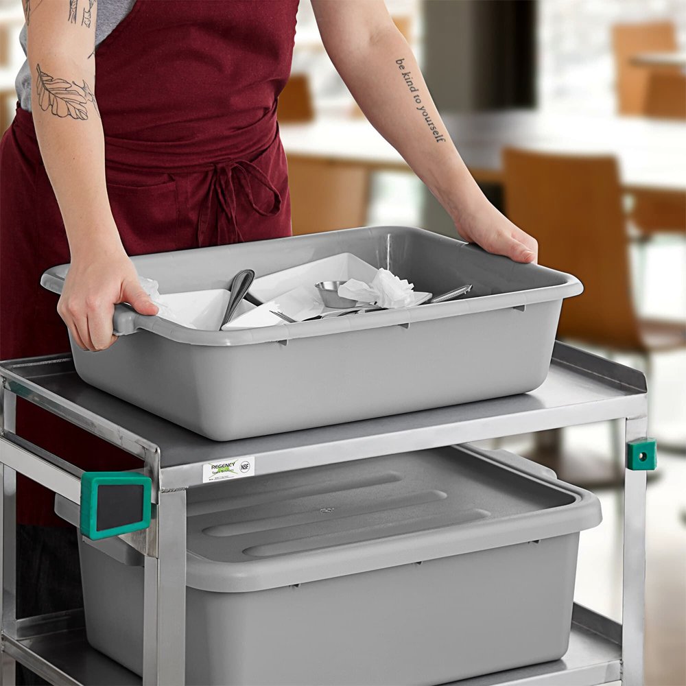 H175 KH Classik Chef Tote Box - Grey 550x390mm - TEM IMPORTS™