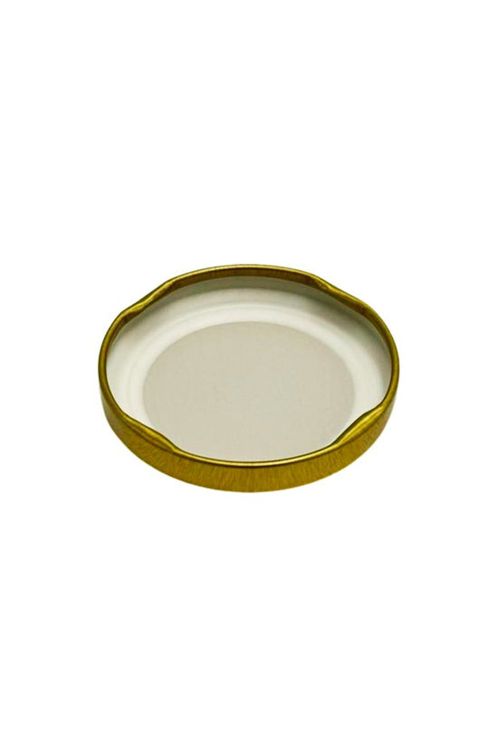 100mL Glass Jar With Gold Metal Twist Lid - TEM IMPORTS™