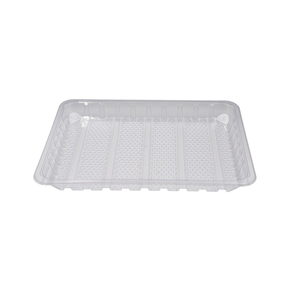 10x13" Clear LiquiLock RPET Produce / Meat Tray - 200/CTN - TEM IMPORTS™
