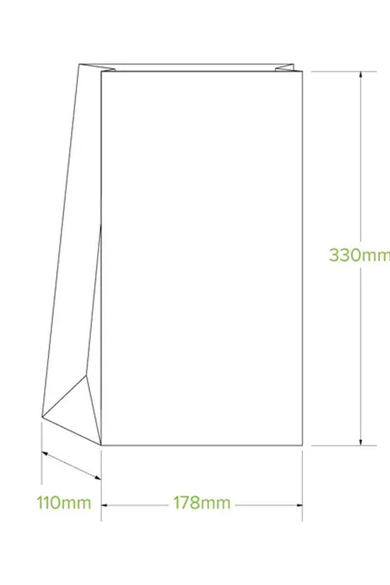 #12 SOS Kraft Paper Bag - 1000/CTN - TEM IMPORTS™