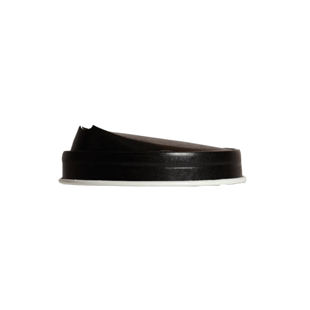 12oz (D/90mm) Black Paper Sipper Lid - TEM IMPORTS™