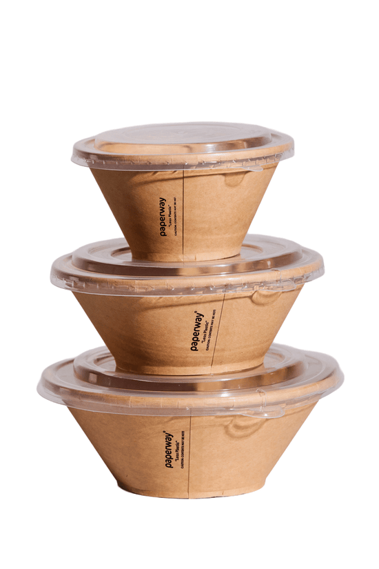 1300mL Deluxa Kraft Paper Bowl - 300/CTN - TEM IMPORTS™