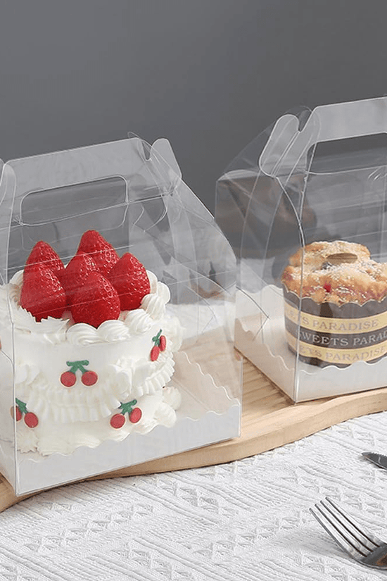 150x150x120mm Square Transparent Box With Handle - TEM IMPORTS™