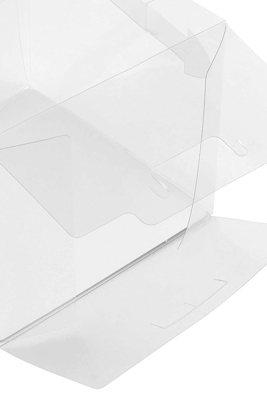 150x150x130mm Clear Square Box With Handle - TEM IMPORTS™