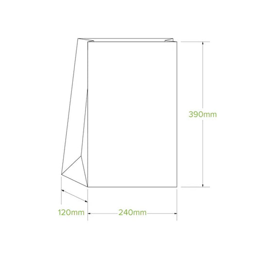 #16 SOS Kraft Paper Bag - 250/CTN - TEM IMPORTS™