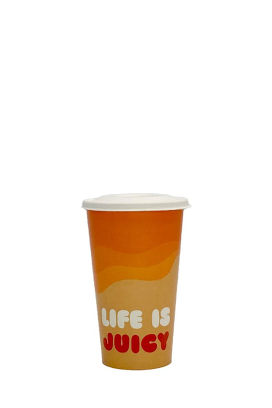 16oz/475mL (D/90mm) Aqueous Coated Paper Cold Cup - Summer Edition - TEM IMPORTS™