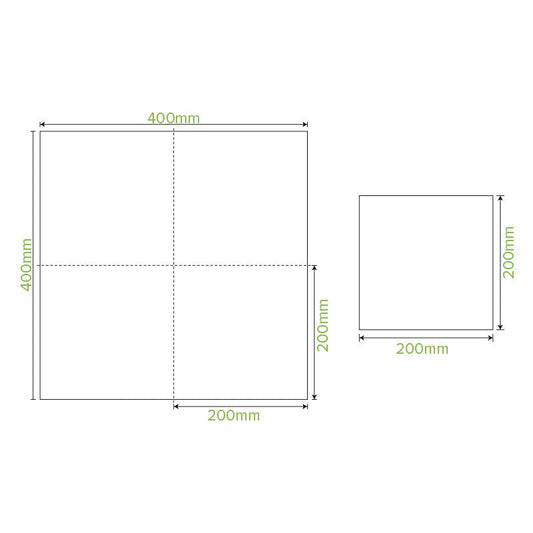 2-Ply 1/4 Fold White Corner Embossed Dinner BioNapkin - 1000pcs/Ctn - TEM IMPORTS™