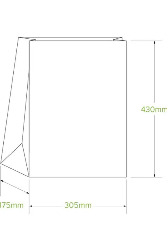 #20 SOS Kraft Paper Bag - 250/CTN - TEM IMPORTS™