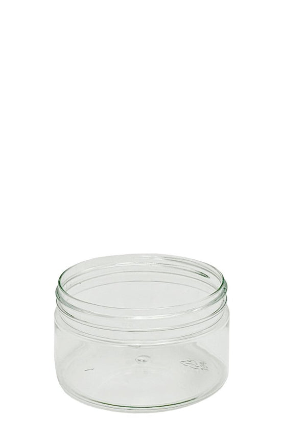 200mL/89mm Neck Straight Sided Plastic Jar With Metal Lid - TEM IMPORTS™