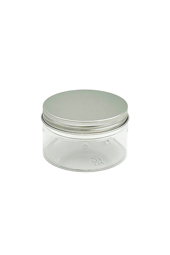 200mL/89mm Neck Straight Sided Plastic Jar With Metal Lid - TEM IMPORTS™