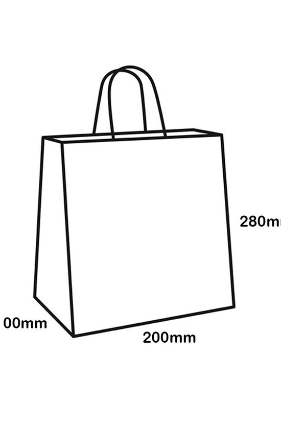 20x28x10cm Clear PVC Gift Bag - TEM IMPORTS™