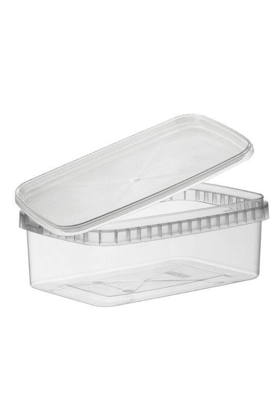 1000mL Rectangle Tamper Proof Container Combo Pack