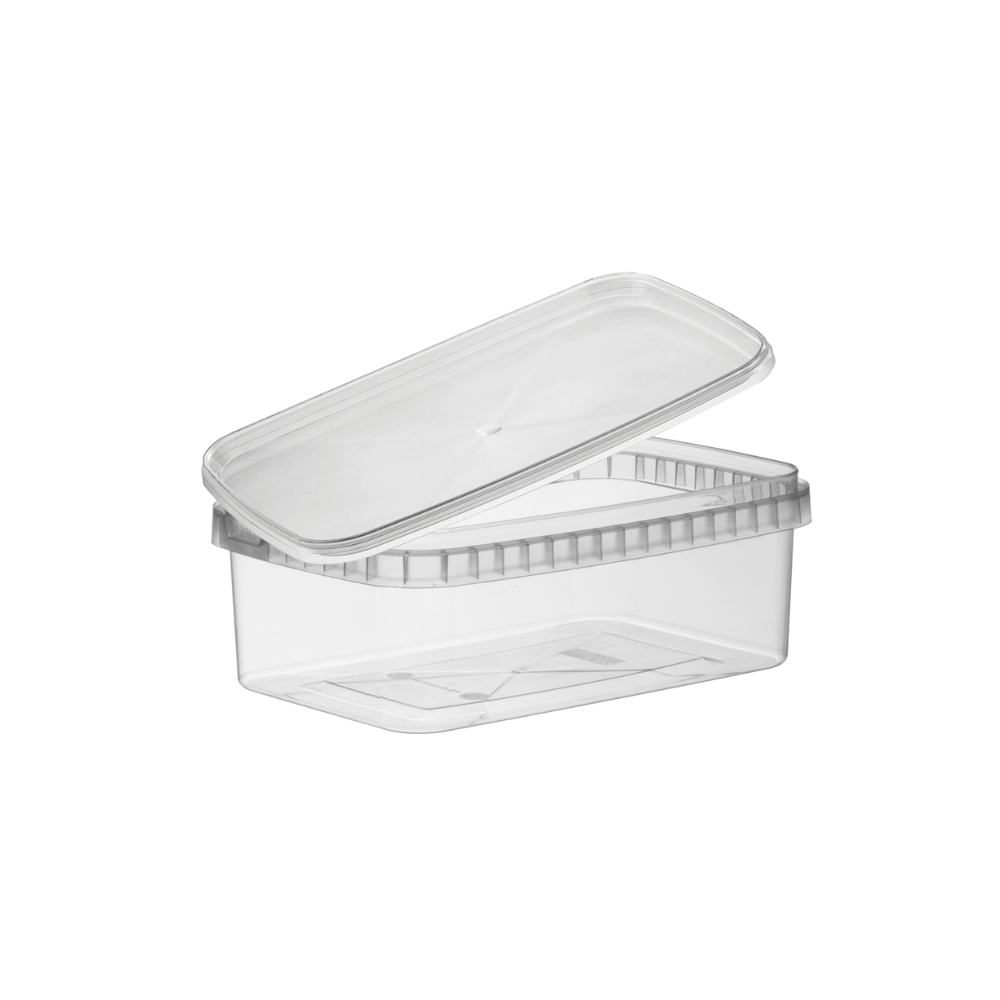 1000mL Rectangle Tamper Proof Container Combo Pack