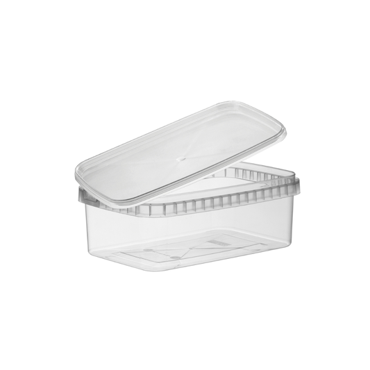 1000mL Rectangle Tamper Proof Container Combo Pack