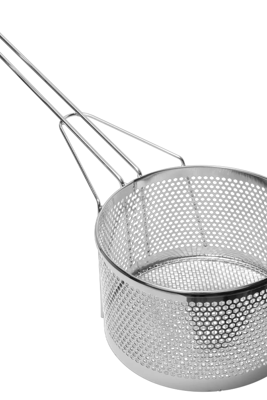 250mm Fry Basket Round Nickle Plated - TEM IMPORTS™