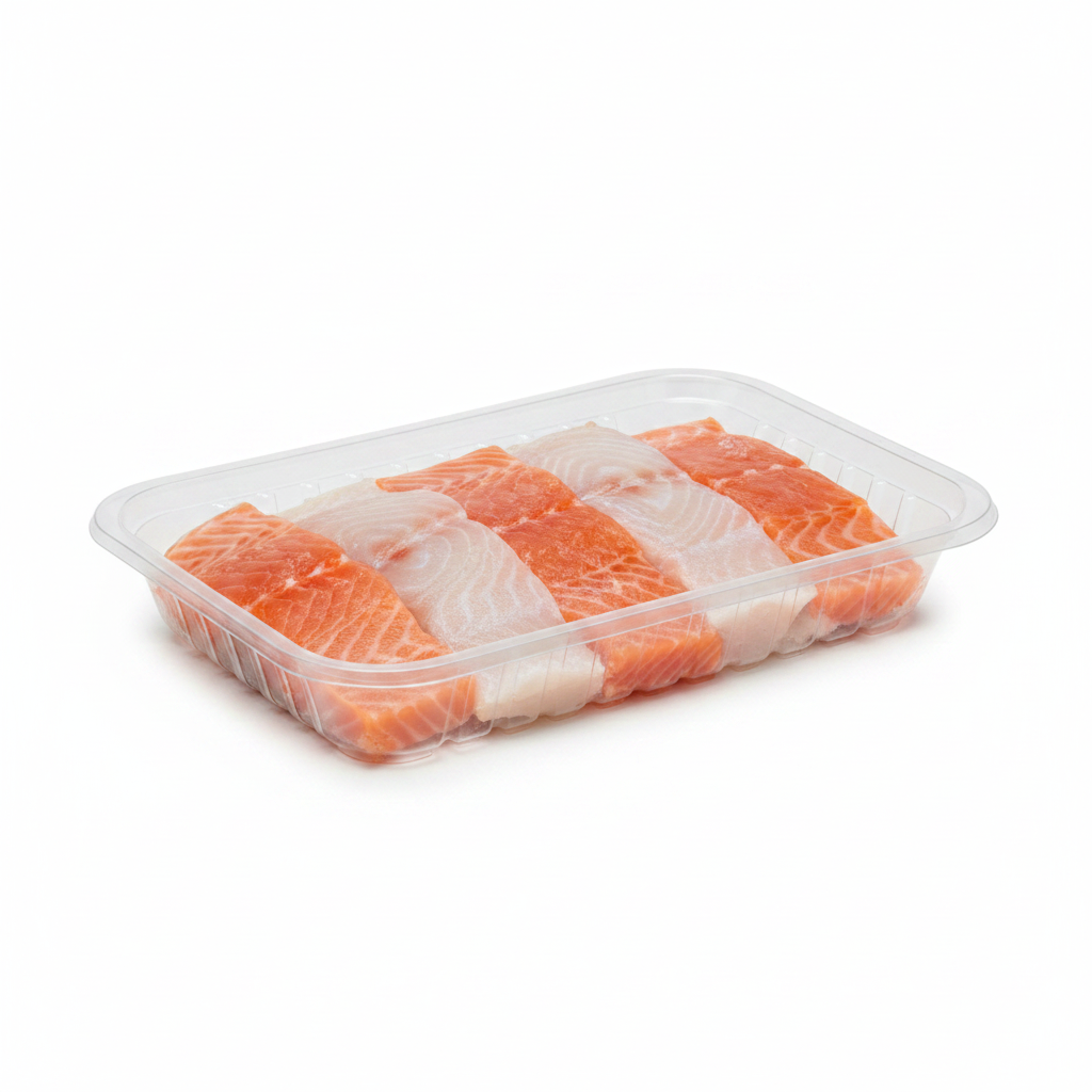 Overwrap Clear PET Deep Tray 210mm x 149mm - 500/CTN