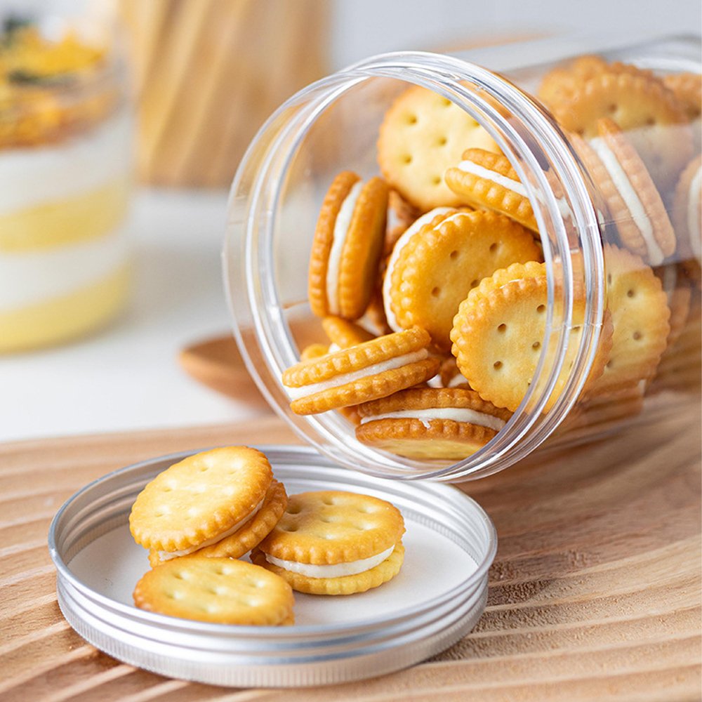 300mL/89mm Neck Straight Sided Plastic Jar - TEM IMPORTS™