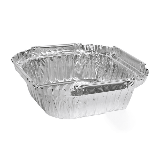 340mL Square Takeaway Foil Tray - 1000/CTN - TEM IMPORTS™