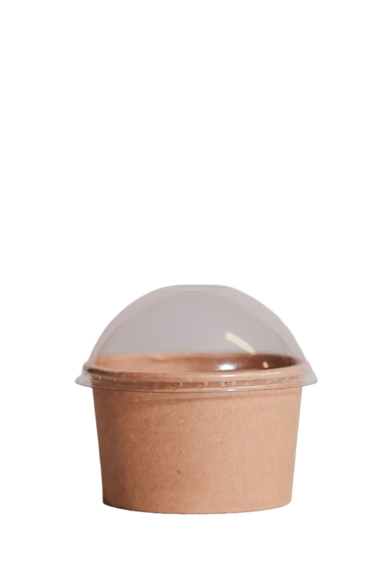 400mL (13oz) Kraft PP Paperway™ Round Container - TEM IMPORTS™